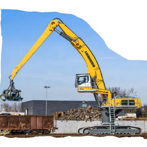 Liebherr LH 110 C Gantry Port Litronic material handling machine