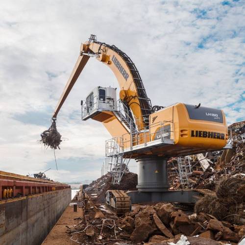 Liebherr LH 150 C Gantry Port Litronic material handling machine
