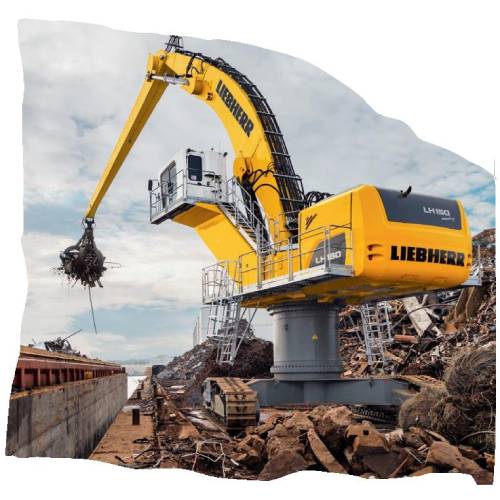 Liebherr LH 150 Port Litronic material handling machine