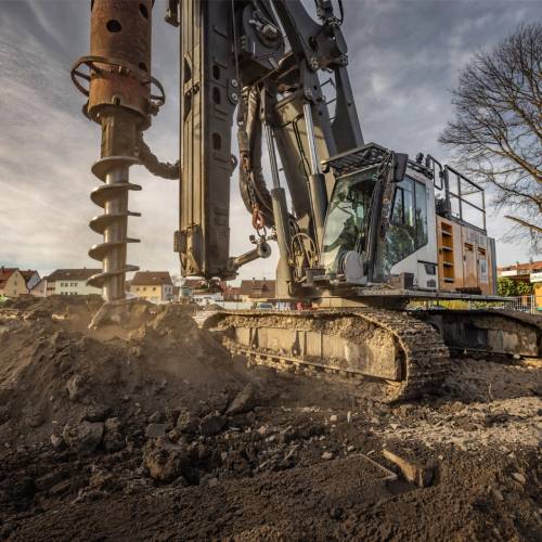 Liebherr LB 25 Drilling rig
