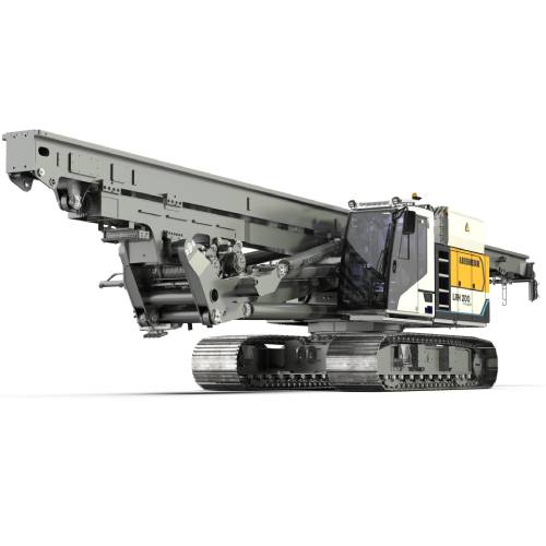 Liebherr LRH 200 unplugged Piling and drilling rig