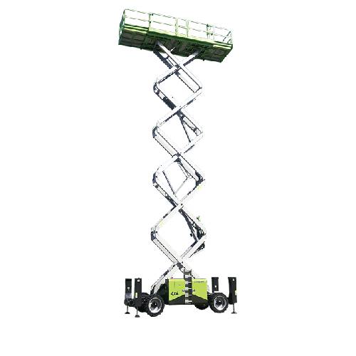 Zoomlion ZS1623RT Rough Terrain Scissor Lift – 5.5 HP, 1.2 Tons