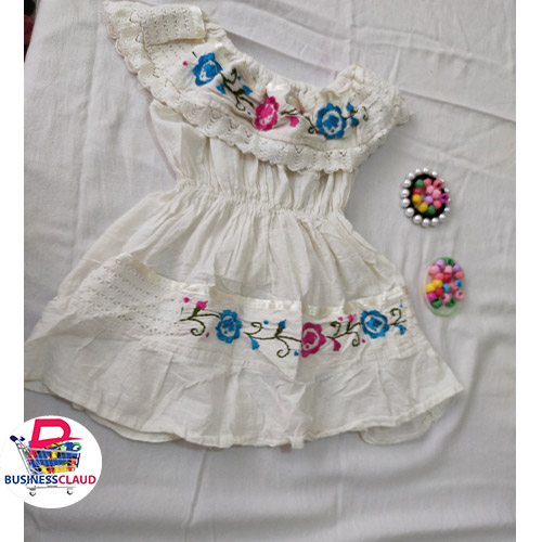 Girl child dress, baby and kids wear, kids clothe