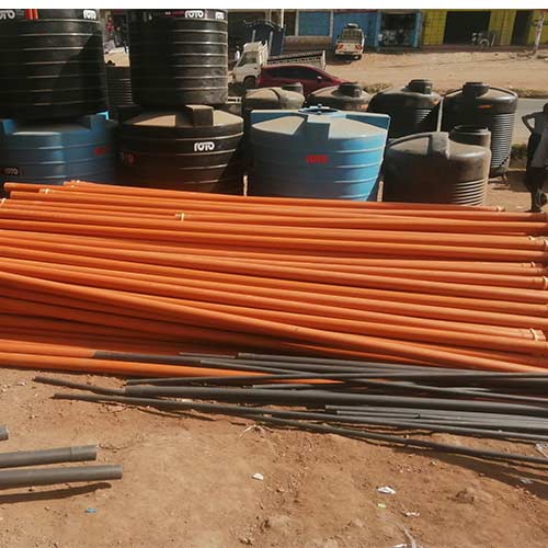 Pvc medium gauge pipe