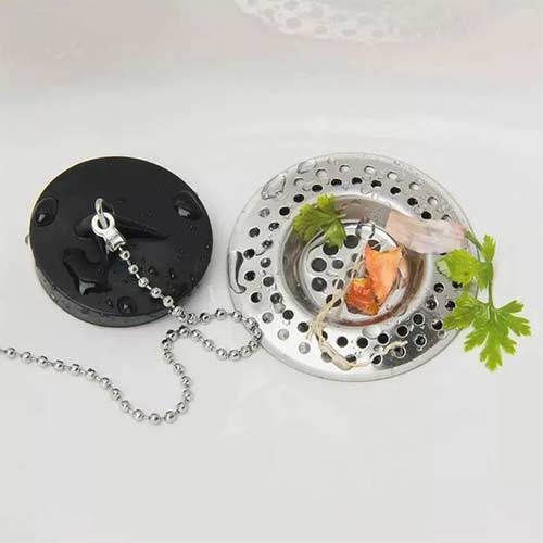 stainless steel sink strainer