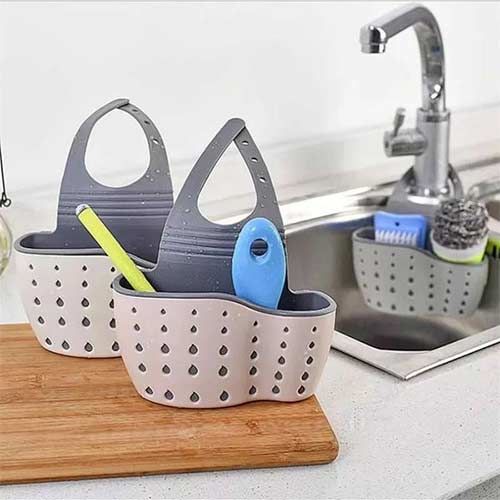draining sink organizer