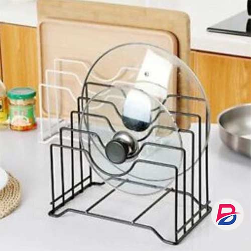 Lid Rack in Black and White