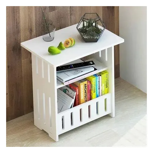 Rectangular magazine rack
