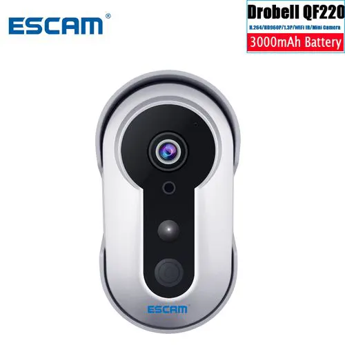 Escam Doorbell QF220 HD Cctv camera