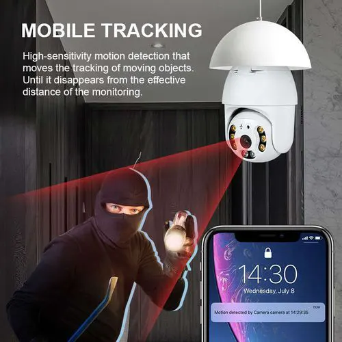 Loosafe 360 degree Smart Bulb security Camera