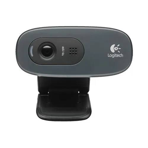 Black Logitech Hd Webcam C270