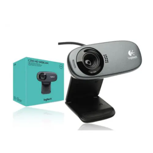 Black Logitech C310 Webcam HD 720
