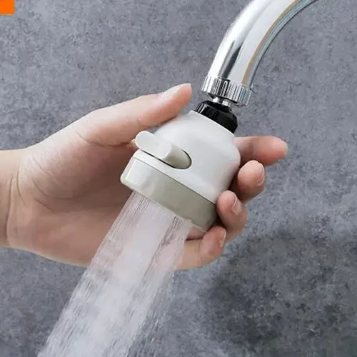 Grey Rotatable  720 degree faucet extender