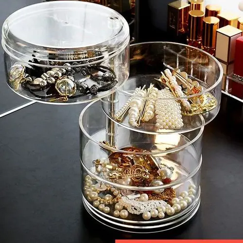 5 tier Acrylic jewelry  storage box organizer