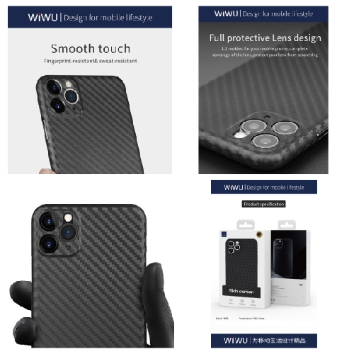 WIWU Carbon Fiber Texture Phone Protective Case