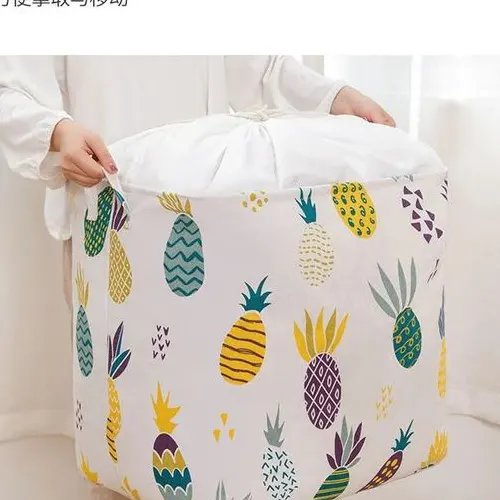 Waterproof canvas Foldable Laundry basket