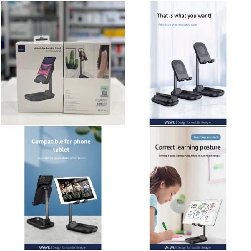 WiWU ZM100 Foldable Phone/Tablet Holder Stand