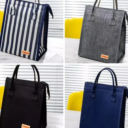 Thermal insulated Oxford waterproof fabric lunch bag