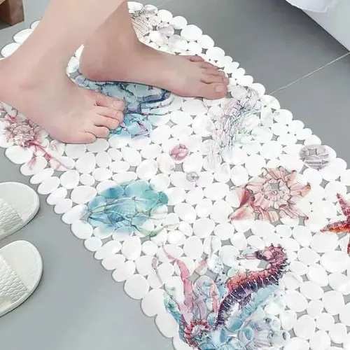 Pvc Nordic Anti Slip Bathroom Mat