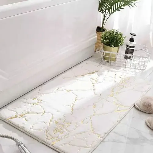 super absorbent fur floor bath mat