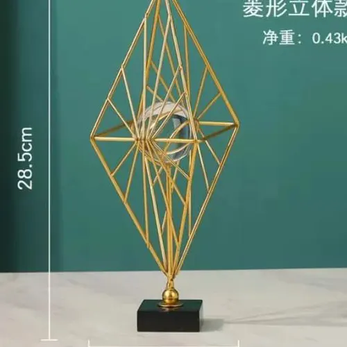 Luxury Geometric Crystal ball ornament