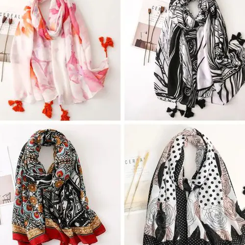 Womens 100 percent Large Mulberry Silk Scarf
