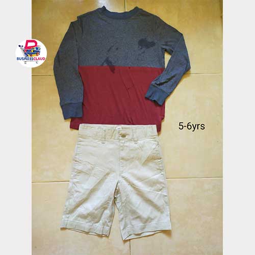 boy tshirt, short for  Kids and baby wear