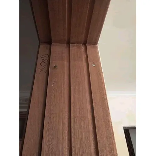 mahogany door frame 8x2 with vent