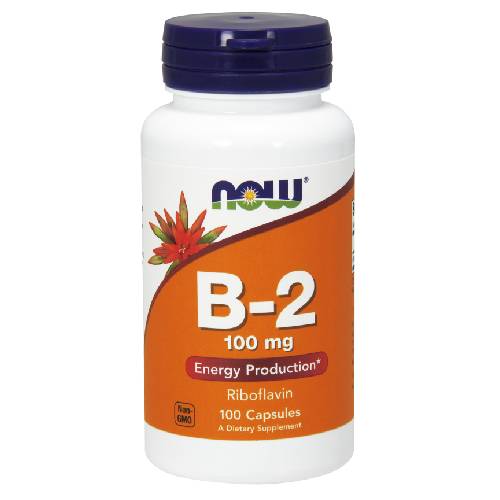 Now Vitamin B-2 Riboflavin 100Mg 100S