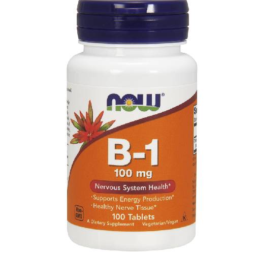 Now Vitamin B-1 Thiamine 100mg 100s