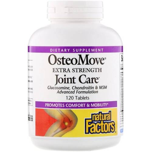 Natural Factors OsteoMove, Extra Strength Joint Care, 120 Tablets.