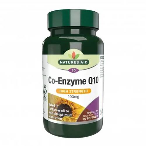 Natures Aid Co- Enzyme Q10 100mg 30s