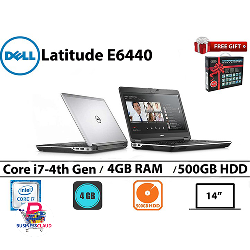 Dell Latitude E6440-i7-4 GB-500 GB 14-inch Laptop