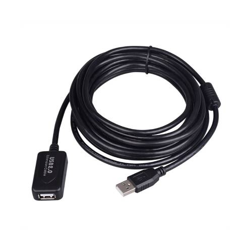 Vention USB 2.0 A Male to A Female Extension Cable 5M Black PVC Type