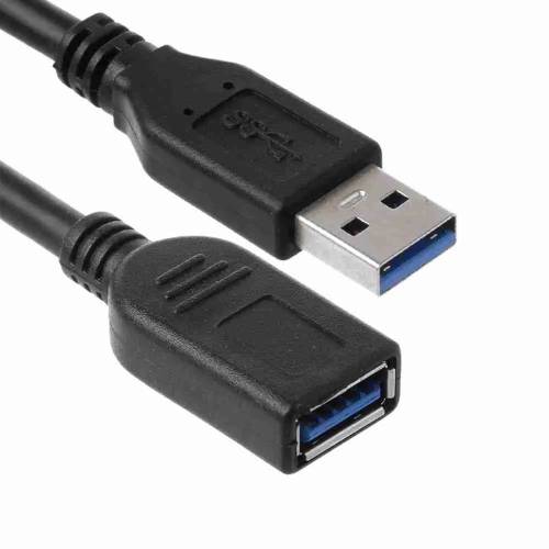 3m USB extension Cable Black