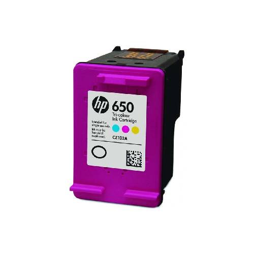 Hp printer Ink 650 Cartridge Coloured