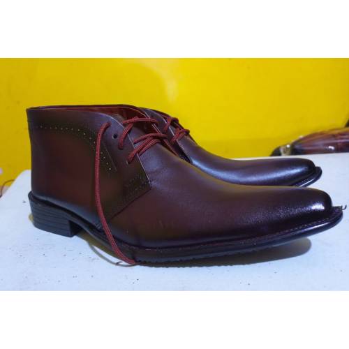 Muski dark tan official and casual leather shoe 39-45