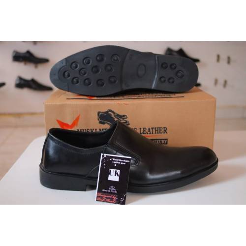 Elastic Men's Official top wear Muski leather shoe Size 39-45
