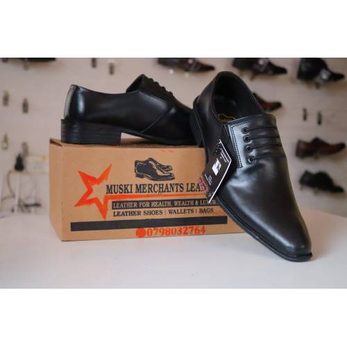 Slip on sharp end designer Muski Official leather shoe Size 39-45