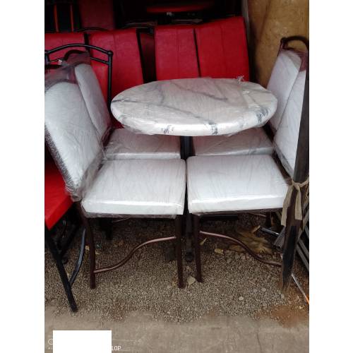 Executive White Restaurant Metallic Chair