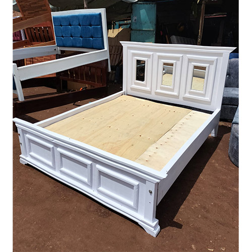 5x6 bed - Quality - Durable and well Furnished white bed