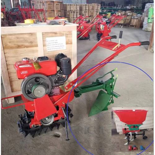 7hp Air-Cooled Mini Tiller Machine Power Tiller Two Wheel Hand Tractor