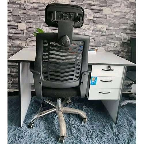 office Desk and headrest chair