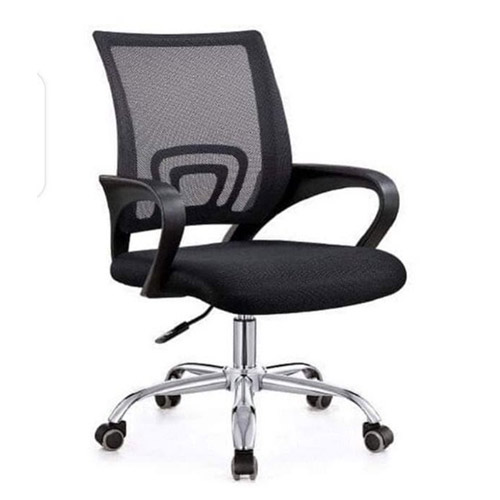 360 Rotating Black Meshed Office chair