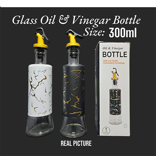 Glass Oil & Vinegar Bottle 300ml