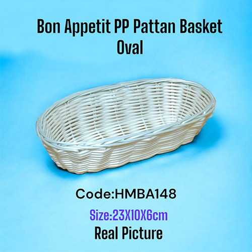 Bon Appetit PP Pattan Basket Oval