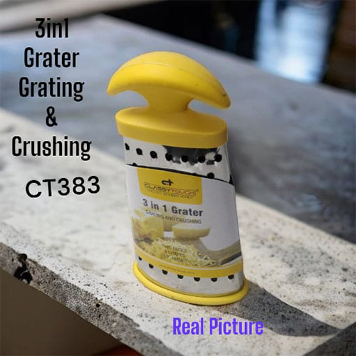 3 in 1 Grater Grating and Crushing Two Faces 3 Shapes 10 Height