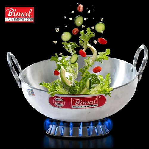 Bimal Aluminum Kadai 3Ltrs -265mm