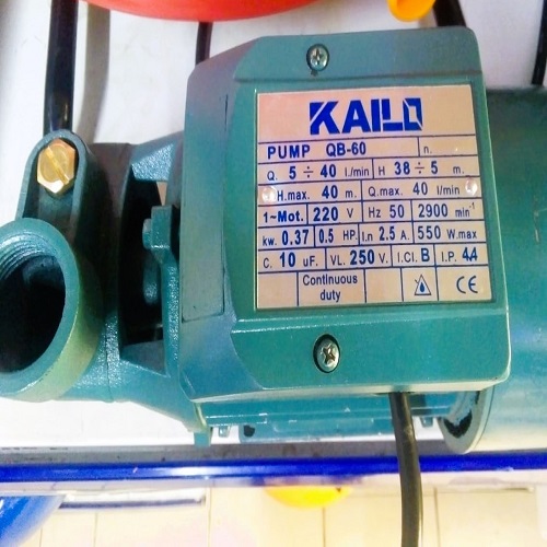Kailo booster water pump 0.5 hp