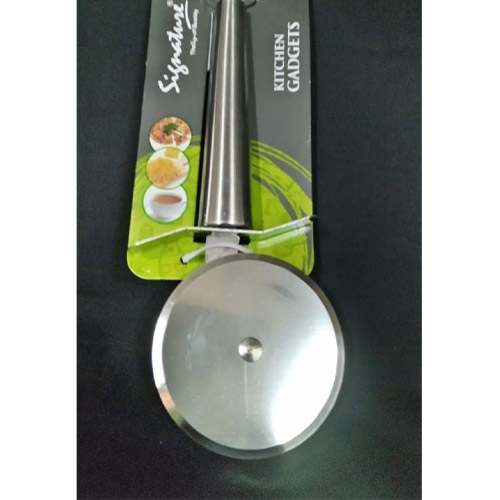 Stainless Steel Pizza Cutter - Slice and Serve with Precision